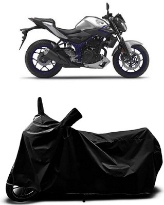 VESMEI Two Wheeler Cover for Yamaha(MT-03 BS6, Black)