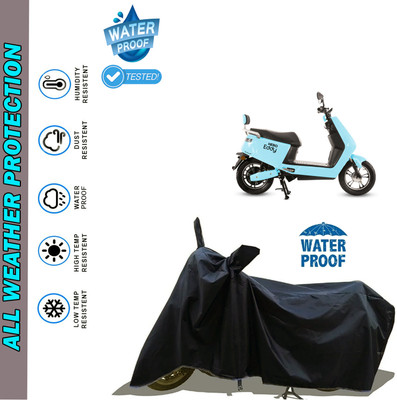 AutoGalaxy Waterproof Two Wheeler Cover for Hero(Electric E-Sprint, Black)