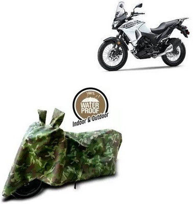 THE REAL ARV Waterproof Two Wheeler Cover for Kawasaki(Versys X 300, Multicolor)