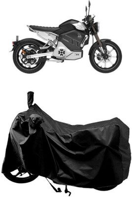 MMSSTAR Waterproof Two Wheeler Cover for Revolt(RV Cafe Racer BS6, Black)