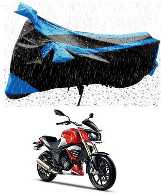 MMSSTAR Waterproof Two Wheeler Cover for Mahindra(MOJO XT 300, Blue, Black)