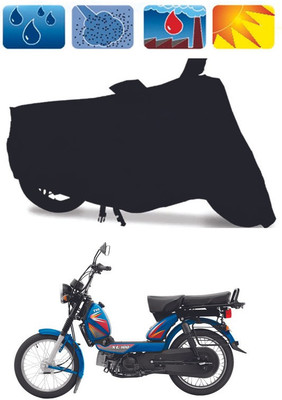 RTS COLLECTIONS Waterproof Two Wheeler Cover for TVS(XL 100 Heavy Duty BS6, Black)