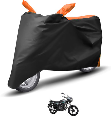 Caronix Waterproof Two Wheeler Cover for Bajaj(Discover 100 DTS-i, Orange)