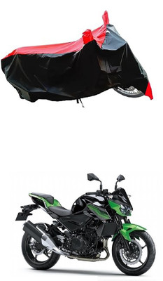 VESMEI Two Wheeler Cover for Kawasaki(Z250 BS6, Red)