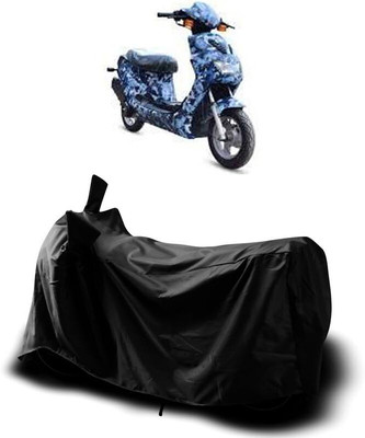 KEDIT Two Wheeler Cover for Hero(Electric AXLHE-20, Black)
