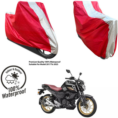 AUTOCAD Waterproof Two Wheeler Cover for Hero(CD 110 Dream, Silver, Red)