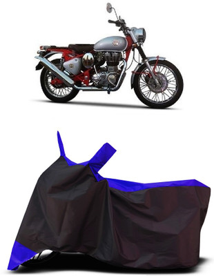 VESMEI Two Wheeler Cover for Royal Enfield(Bullet Trials 500, Blue)
