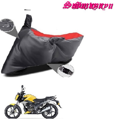 smwzxyu Waterproof Two Wheeler Cover for TVS(Red, Black)