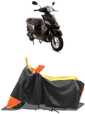 GROFATIK Two Wheeler Cover for Hero(Electric NYX BS6, Orange)