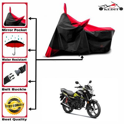 AASHTIK MART Two Wheeler Cover for Honda(SP 125, Red, Black)