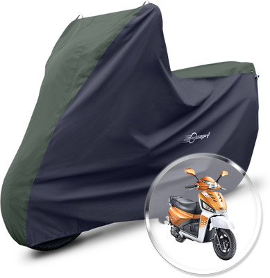 Neodrift Two Wheeler Cover for Mahindra(Gusto 125, Green, Black)