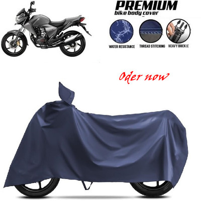 smwzxyu Waterproof Two Wheeler Cover for Honda, Bajaj, Hero, TVS, Yamaha(Blue)