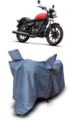 MADAFIYA Waterproof Two Wheeler Cover for Royal Enfield(Meteor 350, Grey)
