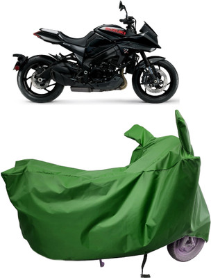 Amexride Two Wheeler Cover for Suzuki(Katana BS6, Green)
