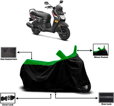 Amexride Two Wheeler Cover for Honda(Cliq, Green)