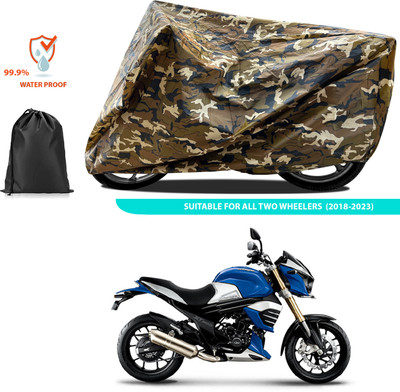 GOSHIV-car and bike accessories Waterproof Two Wheeler Cover for Mahindra(Yellow)