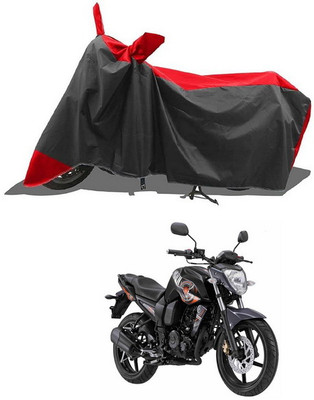 PAGORA Waterproof Two Wheeler Cover for Yamaha(FZ-S FI, Red, Black)