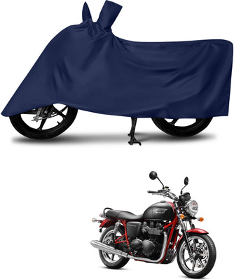 Mdstar Waterproof Two Wheeler Cover for Triumph(Blue)