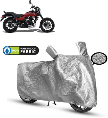 CODOKI Waterproof Two Wheeler Cover for Bajaj(Avenger 150 Street, Silver)
