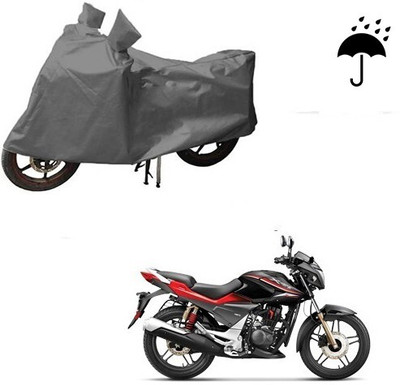 DeepShakshi AUTOMOTIVE Waterproof Two Wheeler Cover for Honda(CBZ Extreme, Grey)