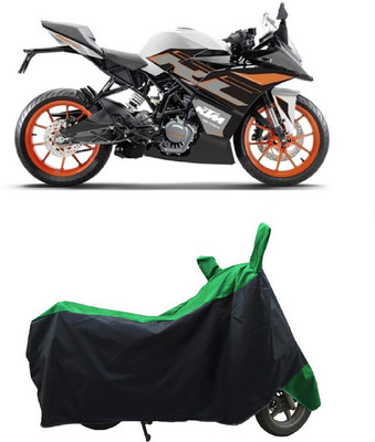 Coxtor Waterproof Two Wheeler Cover for KTM(RC125 BS6, Green)