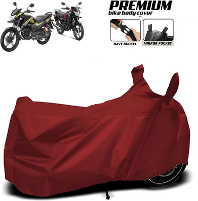 smwzxyu Waterproof Two Wheeler Cover for Honda(Maroon)