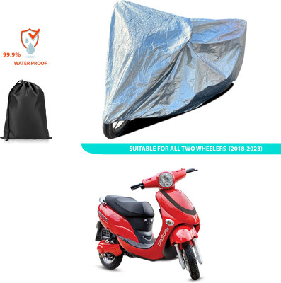 CODOKI Waterproof Two Wheeler Cover for Hero(Electric Photon BS6, Silver)