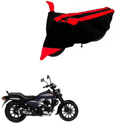 DeepShakshi AUTOMOTIVE Two Wheeler Cover for Bajaj(Avenger 150 Street, Black, Red)
