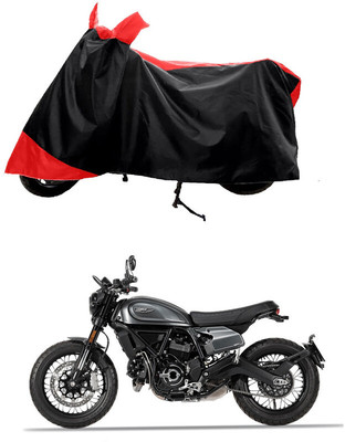 GROFATIK Two Wheeler Cover for Ducati(Scrambler Icon, Red)