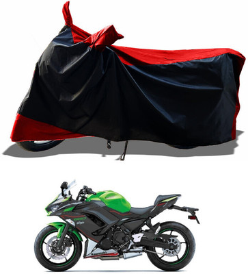 DeepShakshi AUTOMOTIVE Waterproof Two Wheeler Cover for Kawasaki(Ninja 650, Red)
