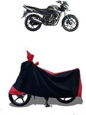 KEDIT Two Wheeler Cover for Bajaj(Discover 150 s, Red)
