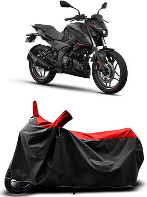 KEDIT Two Wheeler Cover for Bajaj(Pulsar AS 150, Red, Black)
