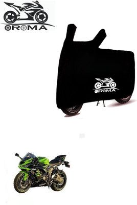 AutoRash Waterproof Two Wheeler Cover for Kawasaki(Ninja ZX-6R, Black)