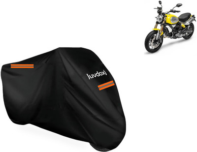 Juvdoxj Waterproof Two Wheeler Cover for Ducati(Scrambler 1100, Black)