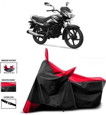 HWSXQAE Two Wheeler Cover for TVS(Sport, Red, Black)