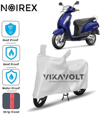 NOIREX Waterproof Two Wheeler Cover for Suzuki(Access 125, Silver)