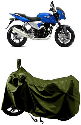 SUGASHRI Waterproof Two Wheeler Cover for Bajaj(DTS-i, Green)
