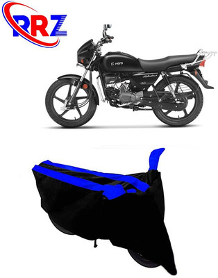 Mdstar Waterproof Two Wheeler Cover for Hero(Splendor, Black, Blue)
