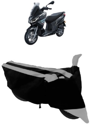 ABORDABLE Two Wheeler Cover for Aprilia(SXL 125 BS6, Black, Grey)