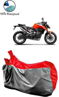 APNEK Waterproof Two Wheeler Cover for KTM(790 Duke, Grey, Red)