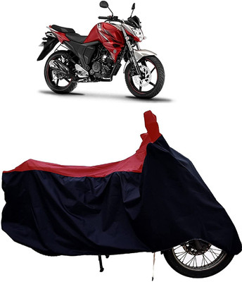 KEDIT Two Wheeler Cover for Yamaha(FZS 25, Red, Black)