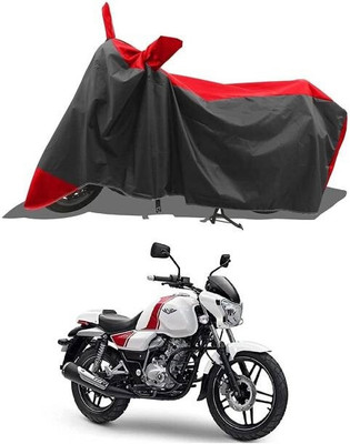 SK AUTO Waterproof Two Wheeler Cover for Bajaj(V 150, Black, Red)