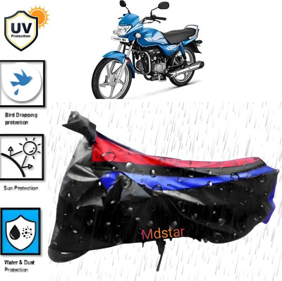 MMSSTAR Waterproof Two Wheeler Cover for Hero(HF Deluxe, Black)