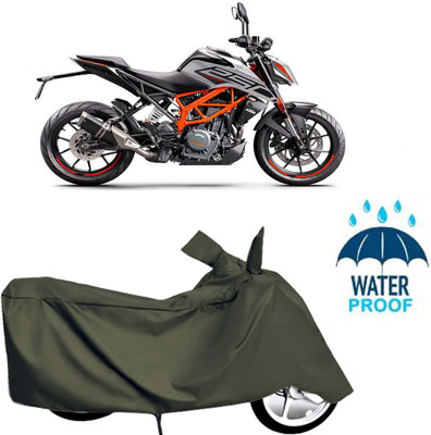 DeepShakshi AUTOMOTIVE Waterproof Two Wheeler Cover for KTM(Green)