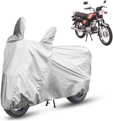 HMS Two Wheeler Cover for Hero(CD 100 SS, Silver)