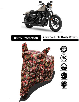 Amexride Two Wheeler Cover for Harley Davidson(Iron 883, Multicolor)