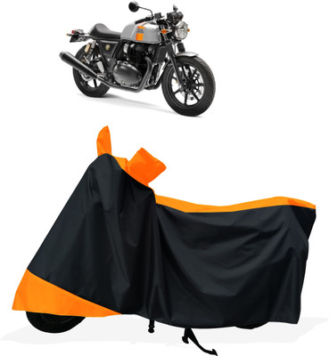 Tricway Two Wheeler Cover for Royal Enfield(Continental GT, Orange)