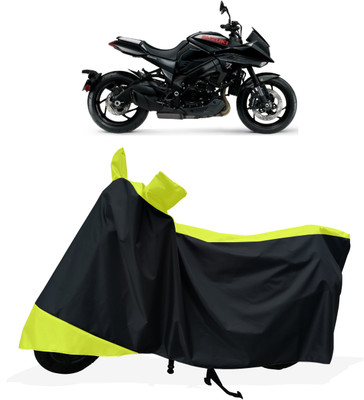 Tricway Two Wheeler Cover for Suzuki(Katana BS6, Yellow)