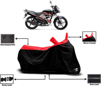 Amexride Two Wheeler Cover for Yamaha(Gladiator SS, Red)
