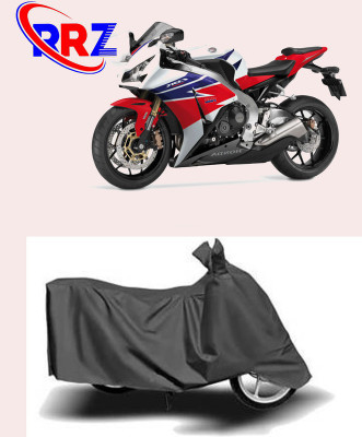 RRZ Waterproof Two Wheeler Cover for Honda(CBR1000RR Fireblade, Grey)
